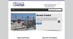 Desktop Screenshot of fencemastersinc.net